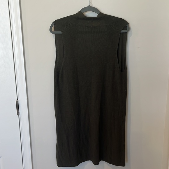 Eileen Fisher Tencel Sleeveless Tunic Cardigan - Picture 4 of 4
